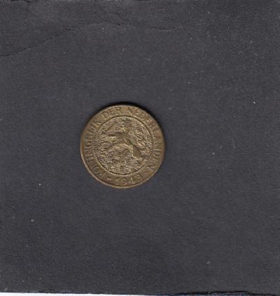 Beschrijving: 1 Cent WILHELMINA 